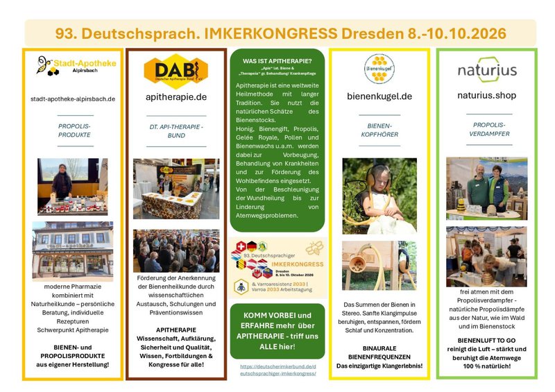 93. Deutschsprachiger Imkerkongress