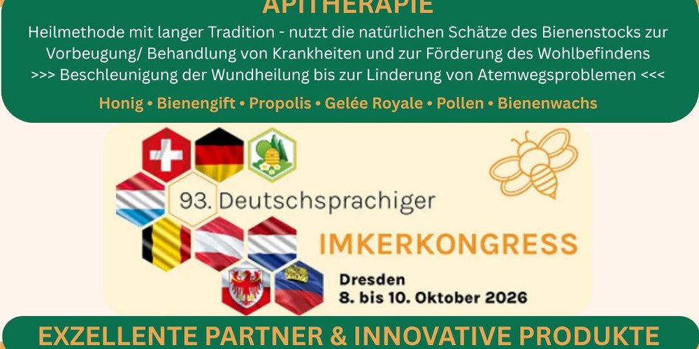 Der DAB beim 93. Deutschsprachigen Imkerkongress 2026 in Dresden